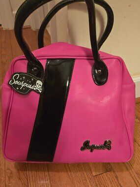 Sourpuss Clothing Hot Pink Bowler Bag, BNWT